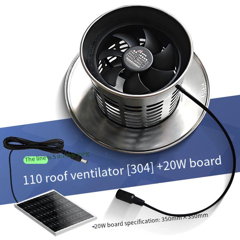 12v110 Photovoltaic DC solar roof duct fan Ventilation