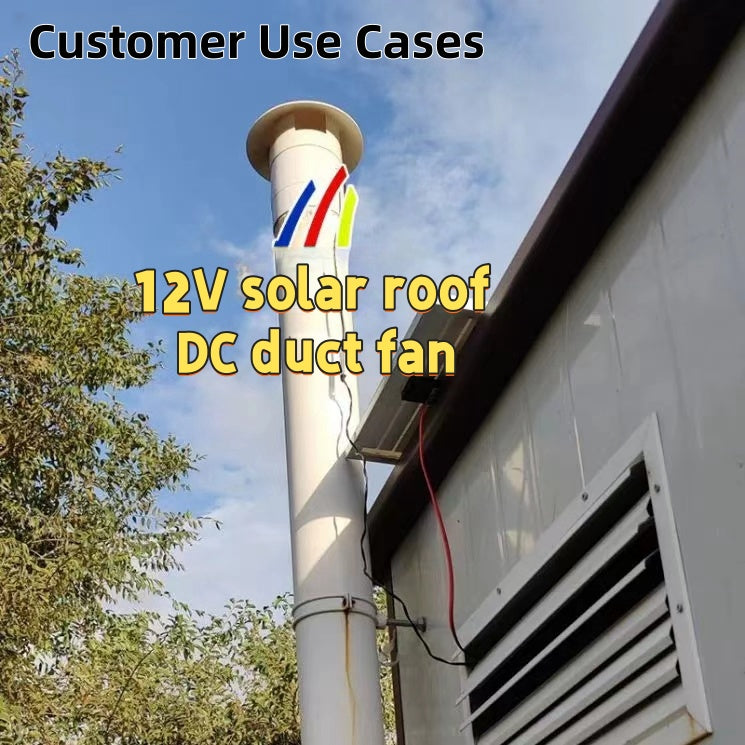 12v110 Photovoltaic DC solar roof duct fan Ventilation