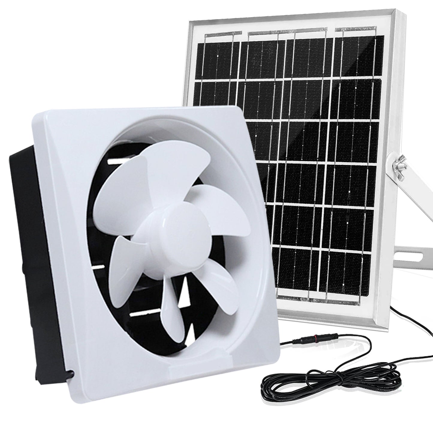 Solar Photovoltaic DC 12v Square Exhaust Fan ventilation