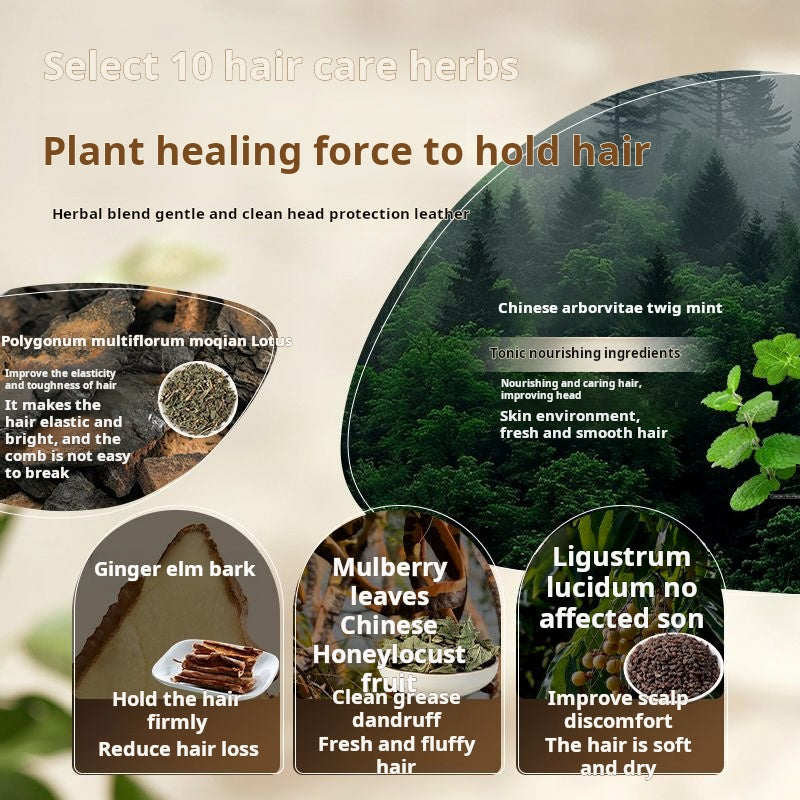 Homemade herbal shampoo